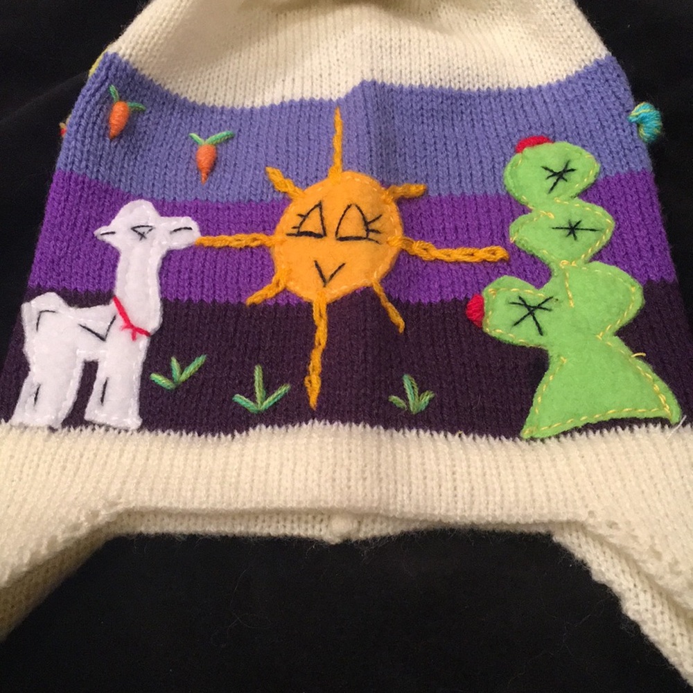 Kids Peruvian beanie - Picture 2 of 4